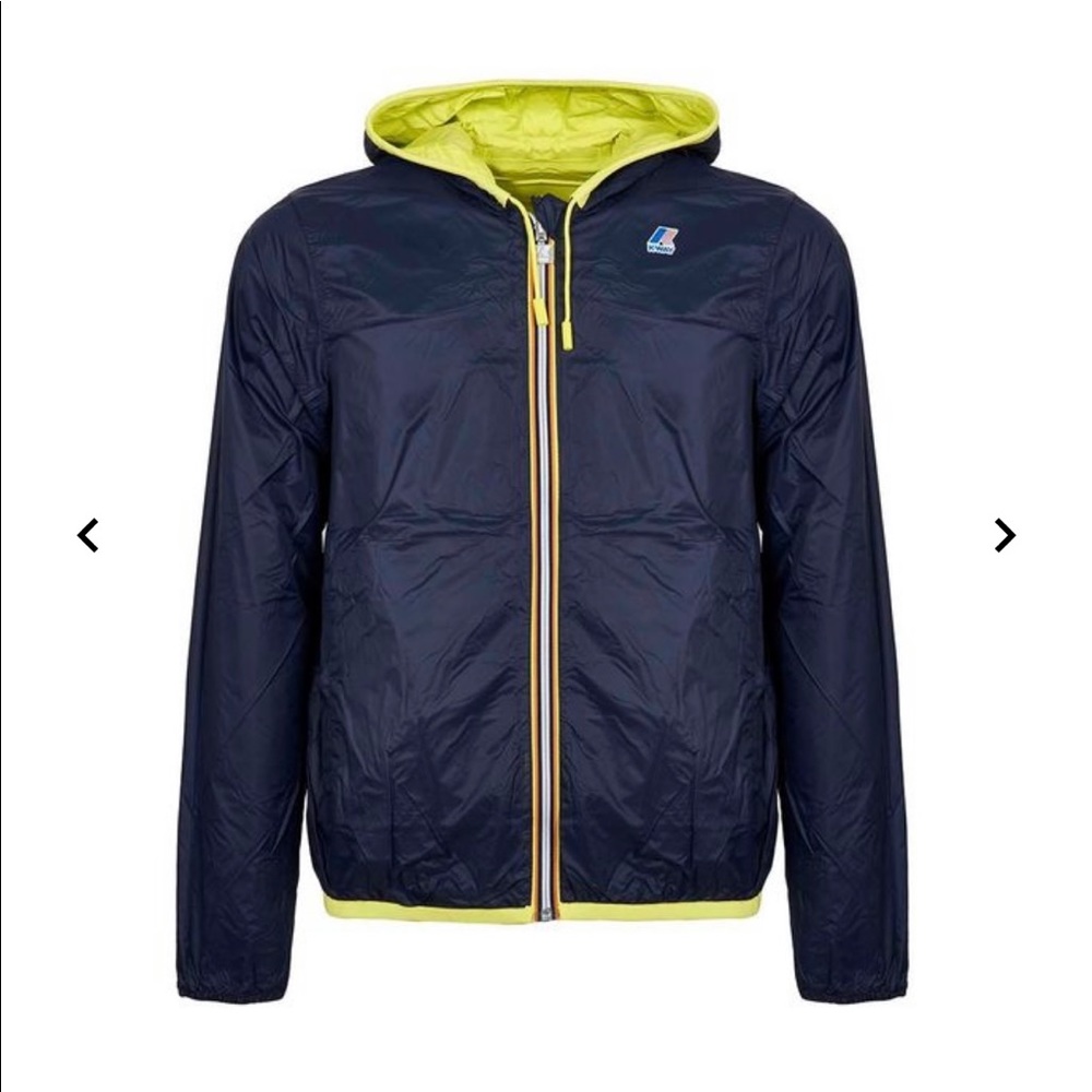 New Mens K-Way Reversible Down Jacket size Large